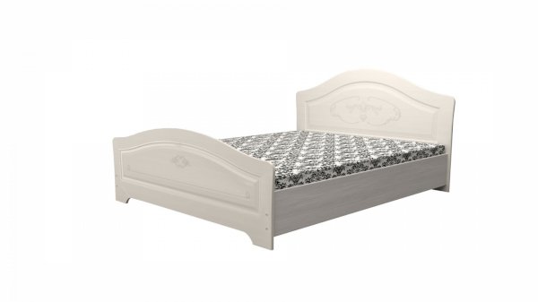 Кровать Ивушка-5 с фигурным изножьем (Марибель)