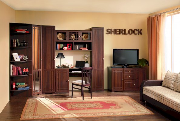 Модульная гостиная Sherlock в цвете Орех шоколадный (Глазов)
